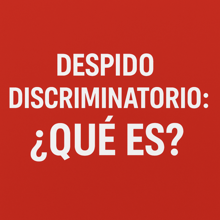 despido discriminatorio